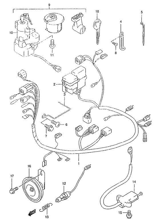 GZ125 Жгут проводов
