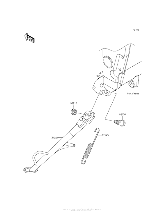EX300 Подножка