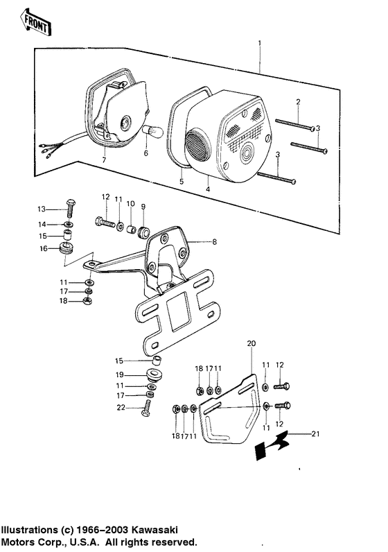 Taillight unit ass`y