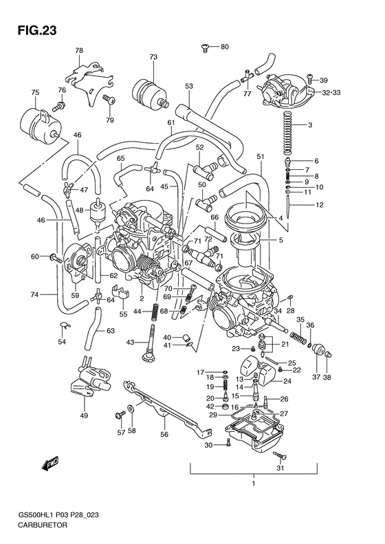 Carburetor assy