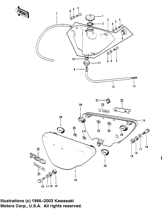Side covers/oil tank