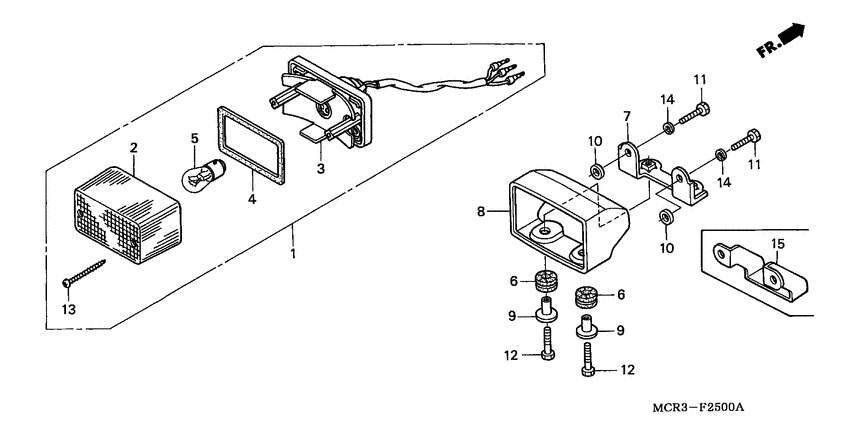 Taillight unit ass`y