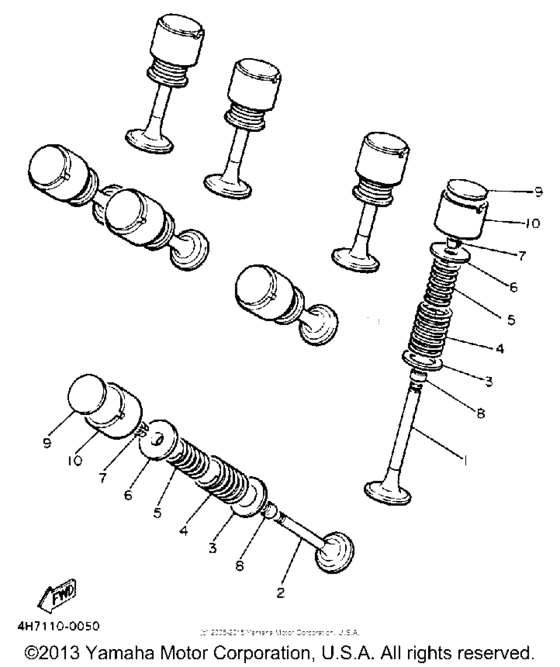 FJ1200AEC Клапана