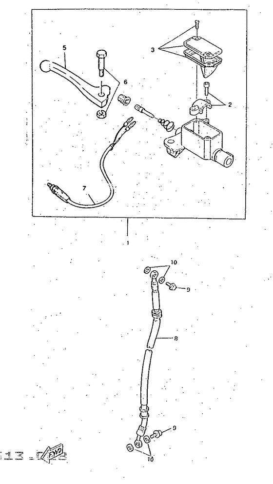 CW50RS Главный тормозной цилиндр