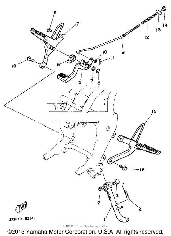 Stand - footrest