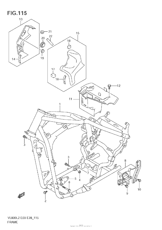 VZ800 Frame (Vl800T  E33)