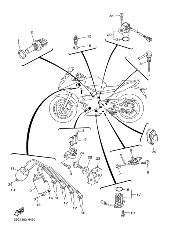 XJ6S Equipo electrico