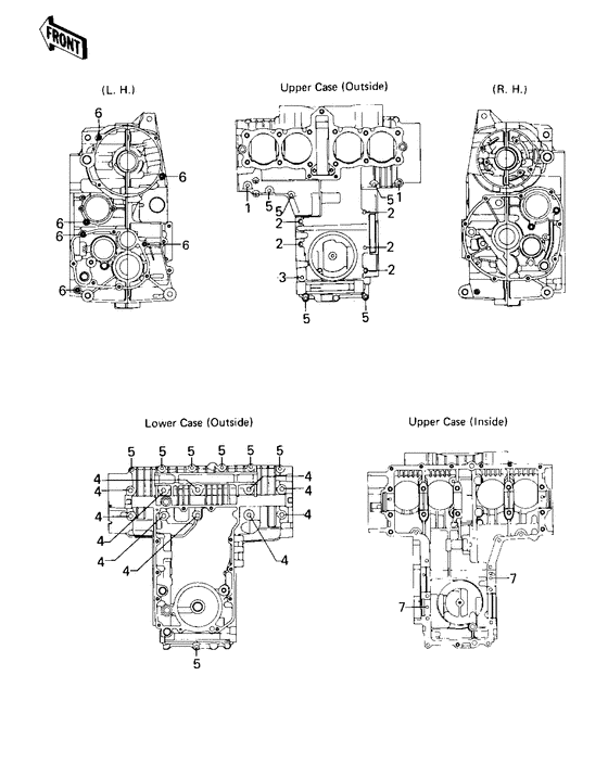 Crankcase bolt & stud pattern