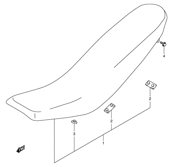 DR-Z400 Пружина