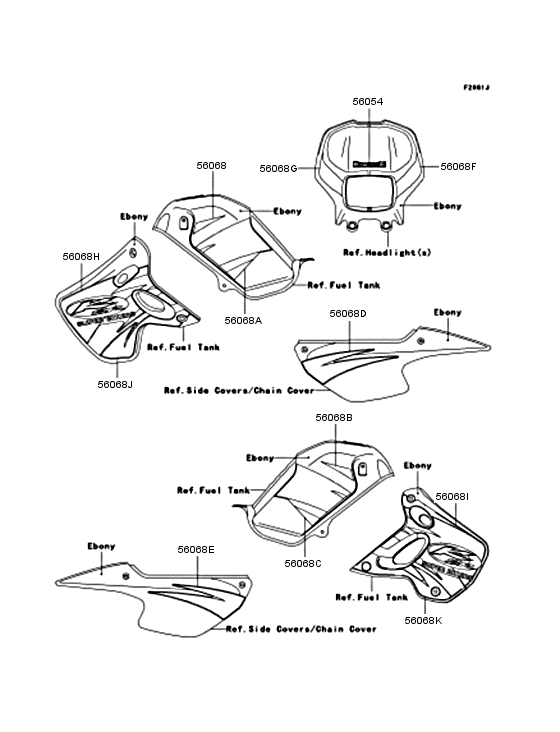 KL110 Наклейки
