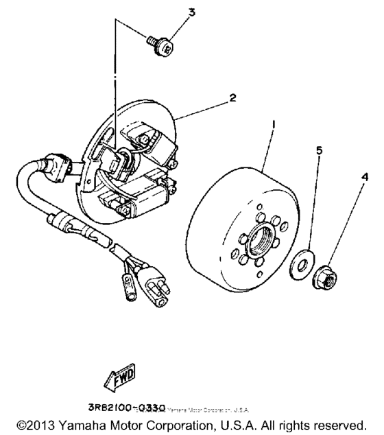WR250Z Генератор