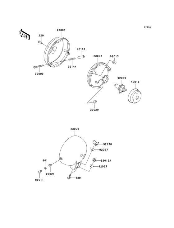 Headlight(s)(vn800-a6)