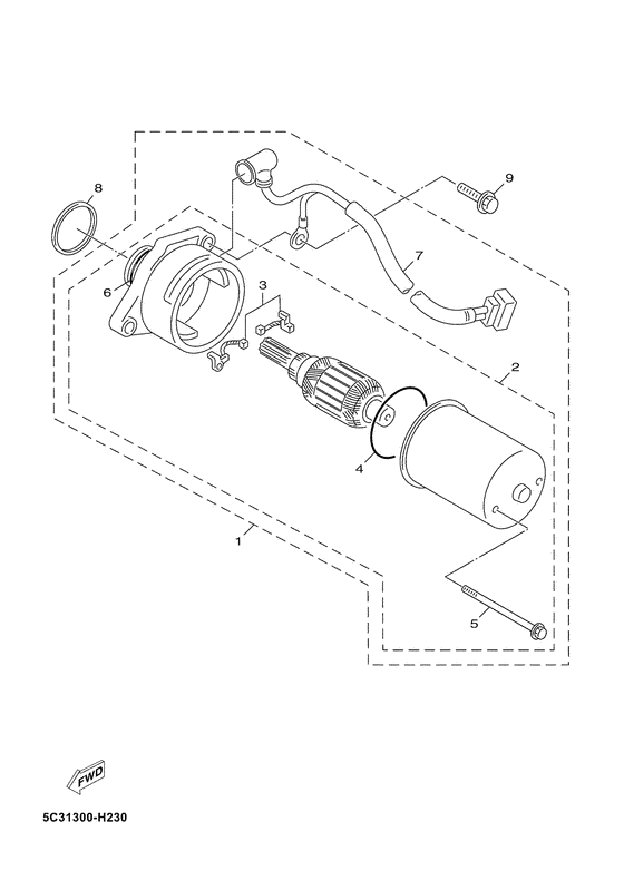 YN50F Стартер