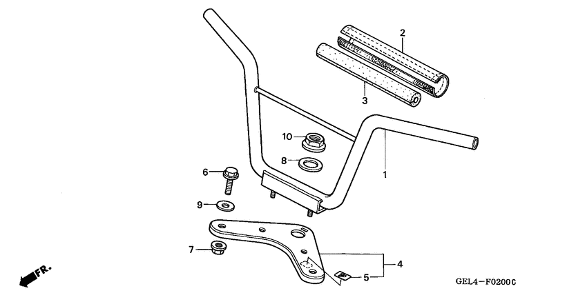 Handle pipe/top bridge