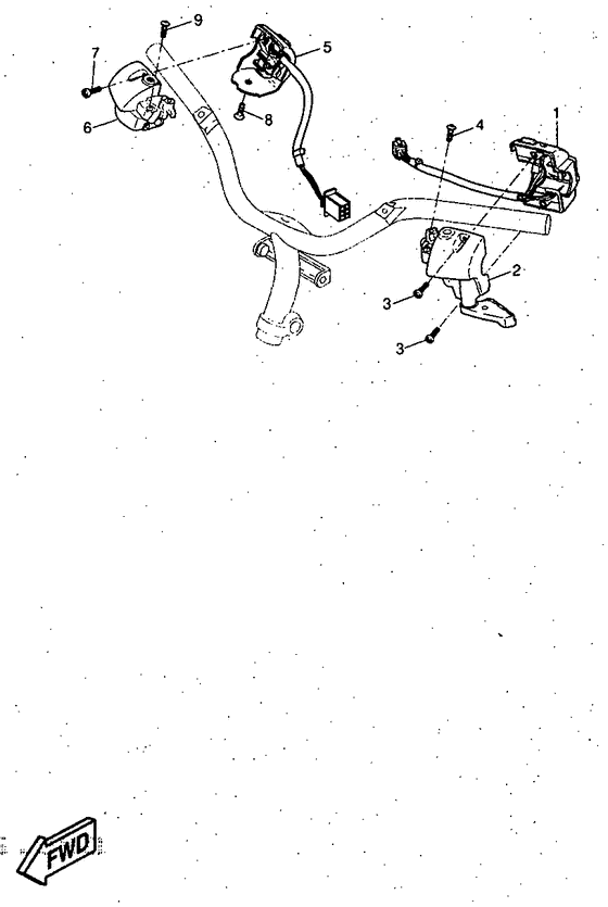 Handle switch. lever