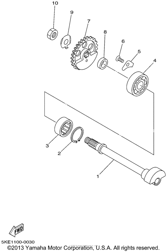 Counter shaft