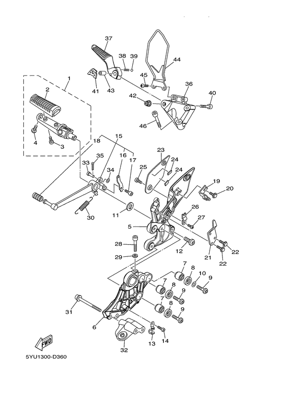 Stand & footrest 2