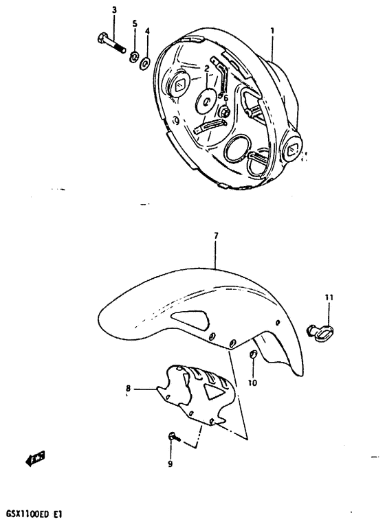 Headlamp housing - front fender