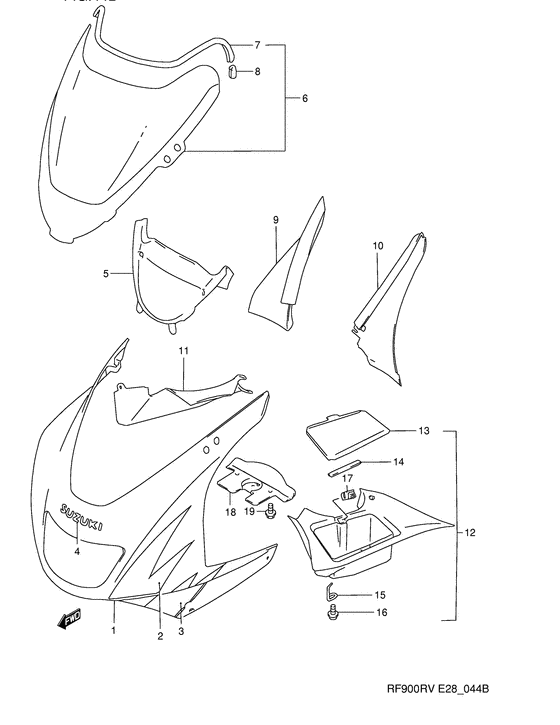 Cowling body