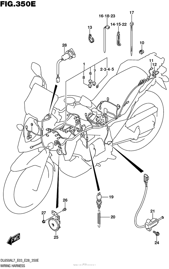 Wiring Harness (Dl650Xal7 E28)