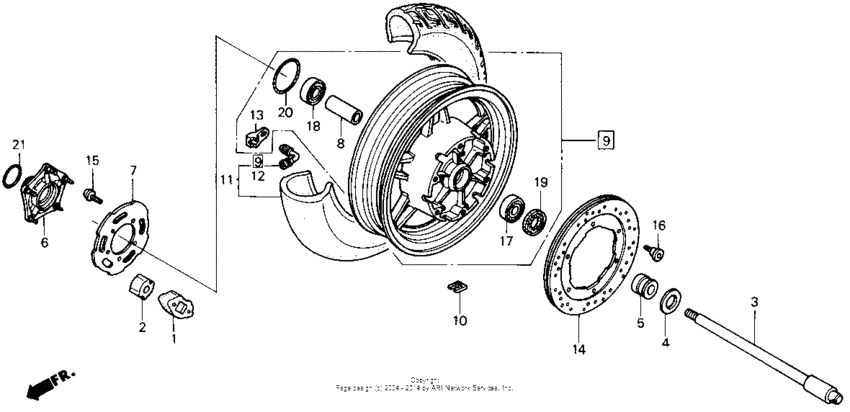 Rear wheel 90-91
