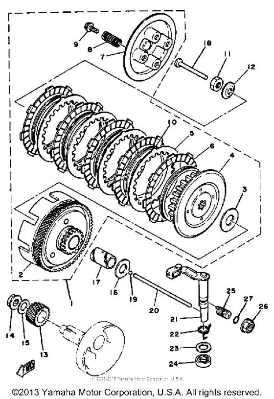 DT100J Сцепление