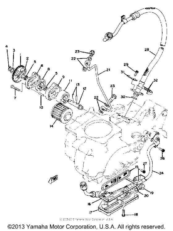 Oil pump - oil cleaner