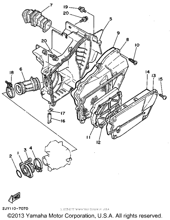 TW200 Впускная система
