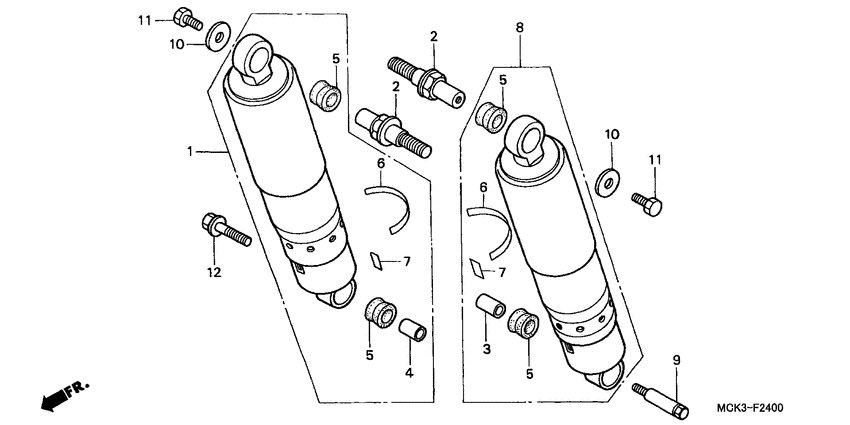 Rear cushion