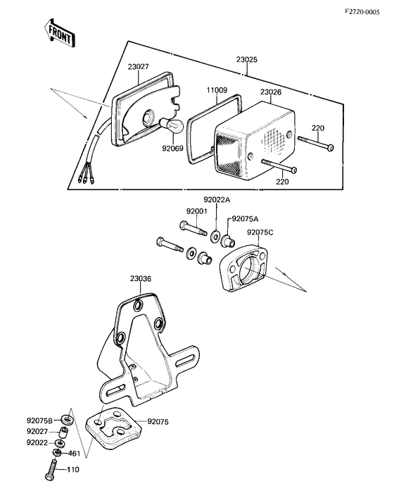 Taillight unit ass`y