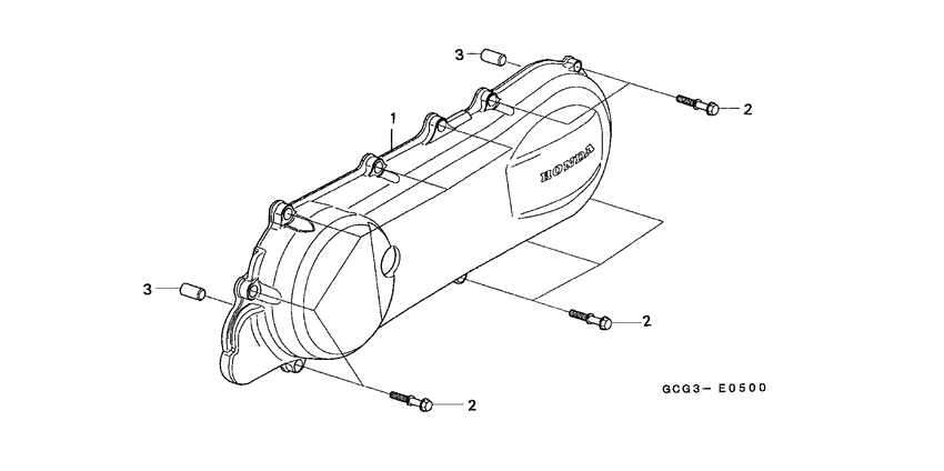 SGX50 Крышка картера левая