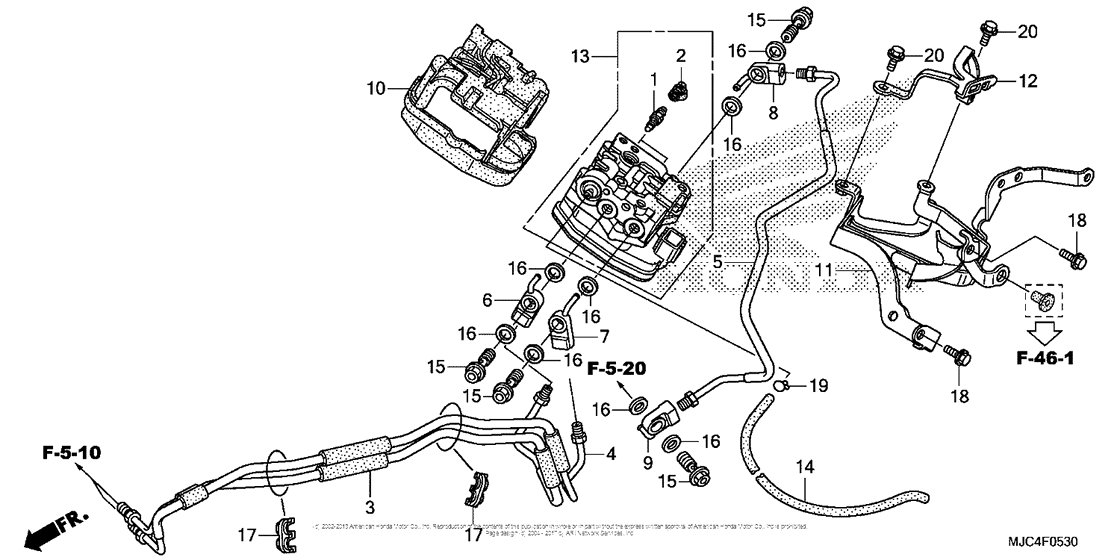 Front Valve Unit (Cbr600Ra)