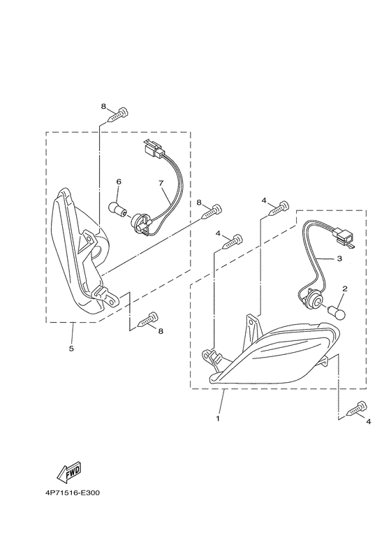 XC125E Поворотники