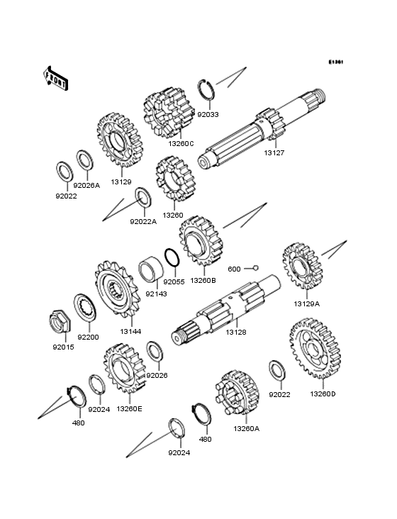 VN800 Трансмиссия