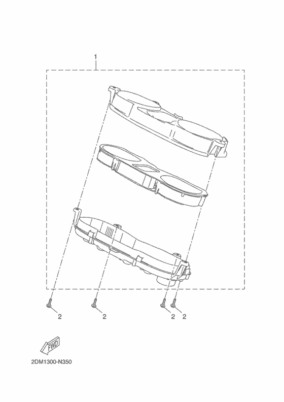 YP250R Приборы