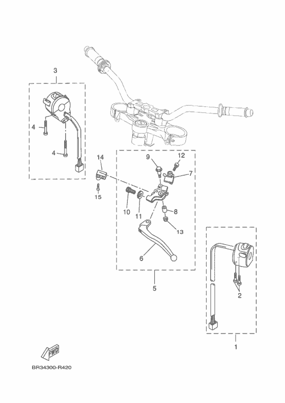 Handle switch & lever