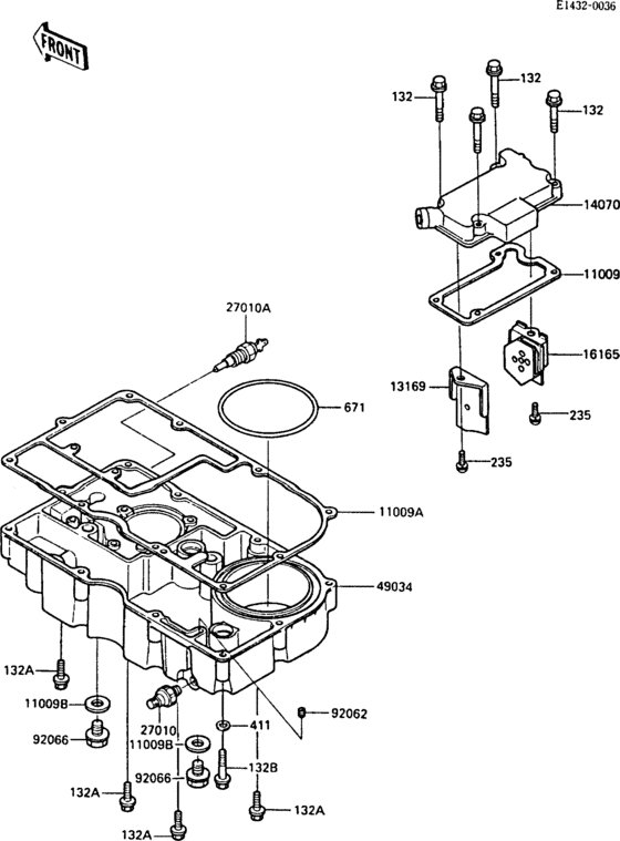 Breather cover/oil pan(-zxt00ae003101)