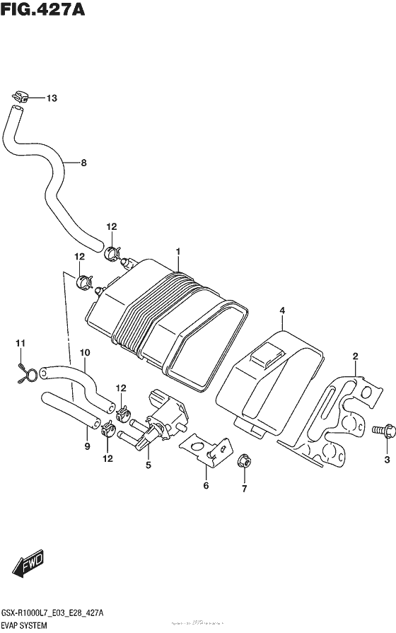 Evap System (Gsx-R1000L7 E33)