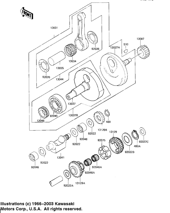Crankshaft/balancer