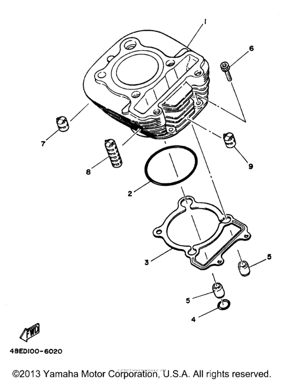 XT225K Цилиндры