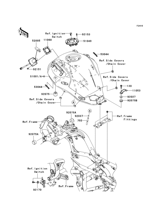 Fuel tank(b7f/b8f)