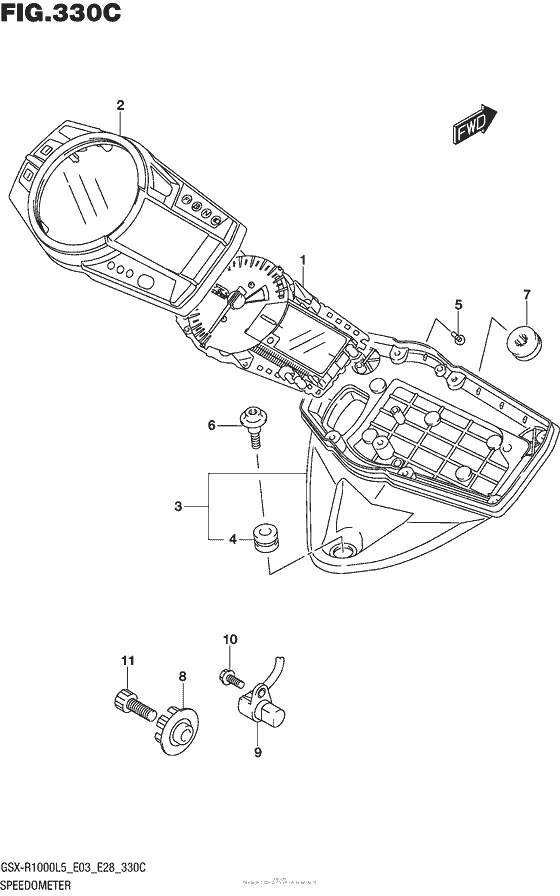Speedometer (Gsx-R1000L5 E33)