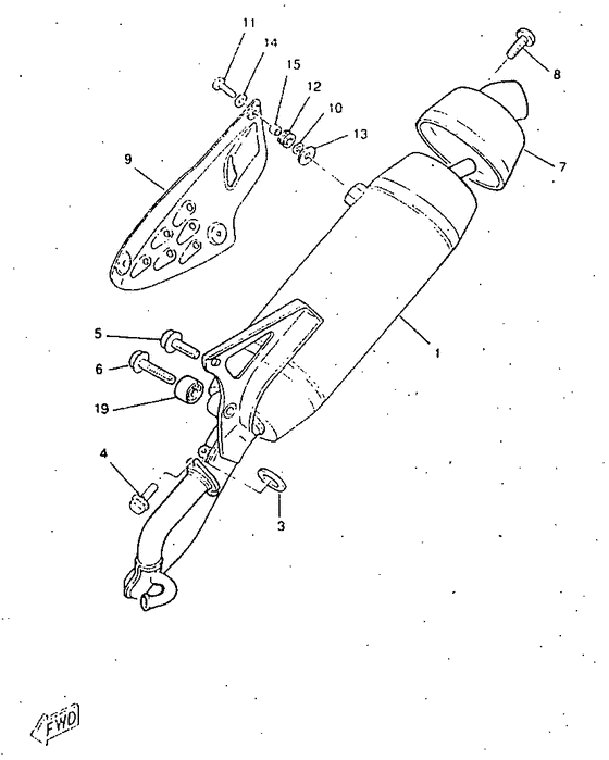 CW50RSX Выхлопная система