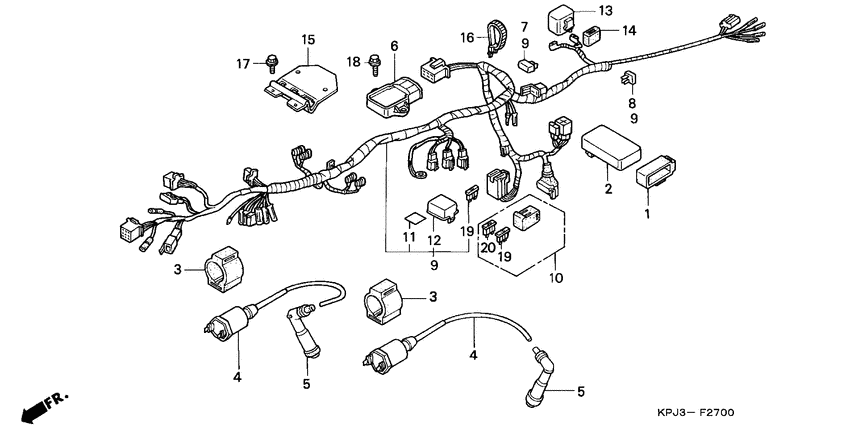 Wire harness/ ignition coil
