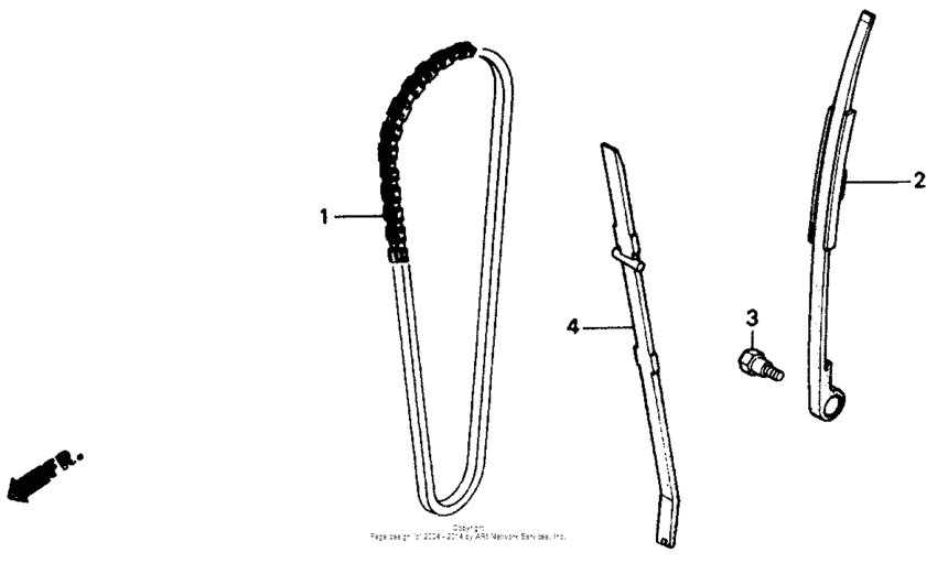 CH150D Цепь ГРМ