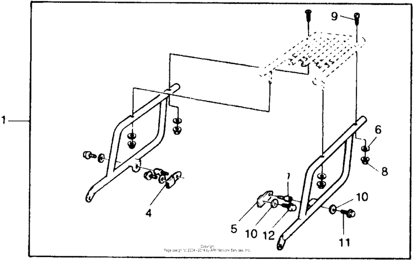 Luggage rack bracket set