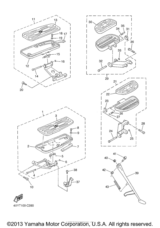 XVZ13TFMS Подножки