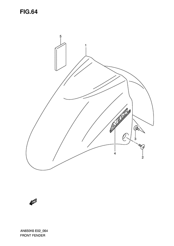 AN650 Переднее крыло