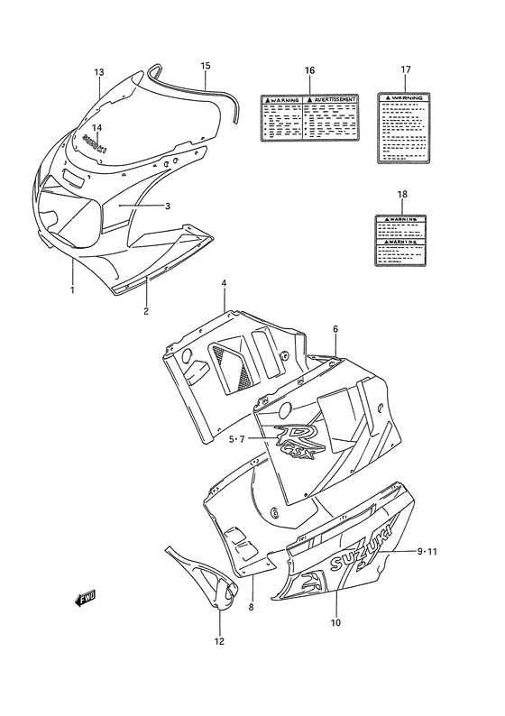 Cowling body