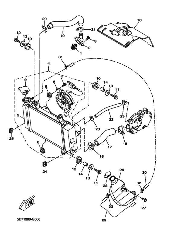 Radiator & hose